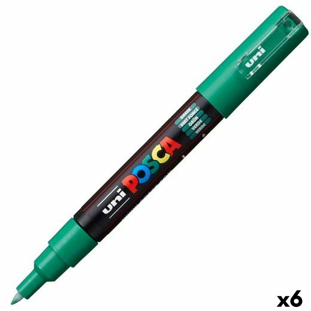 Felt-tip pens POSCA PC-1M Green (6 Units)-0