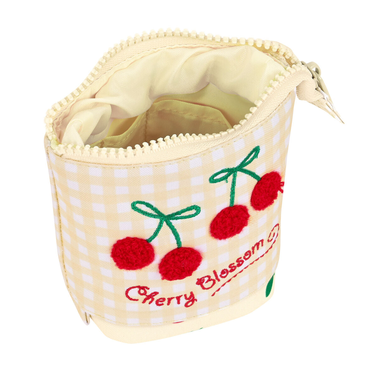 Pencil Holder Case Safta Cherry Beige (8 x 19 x 6 cm)-2